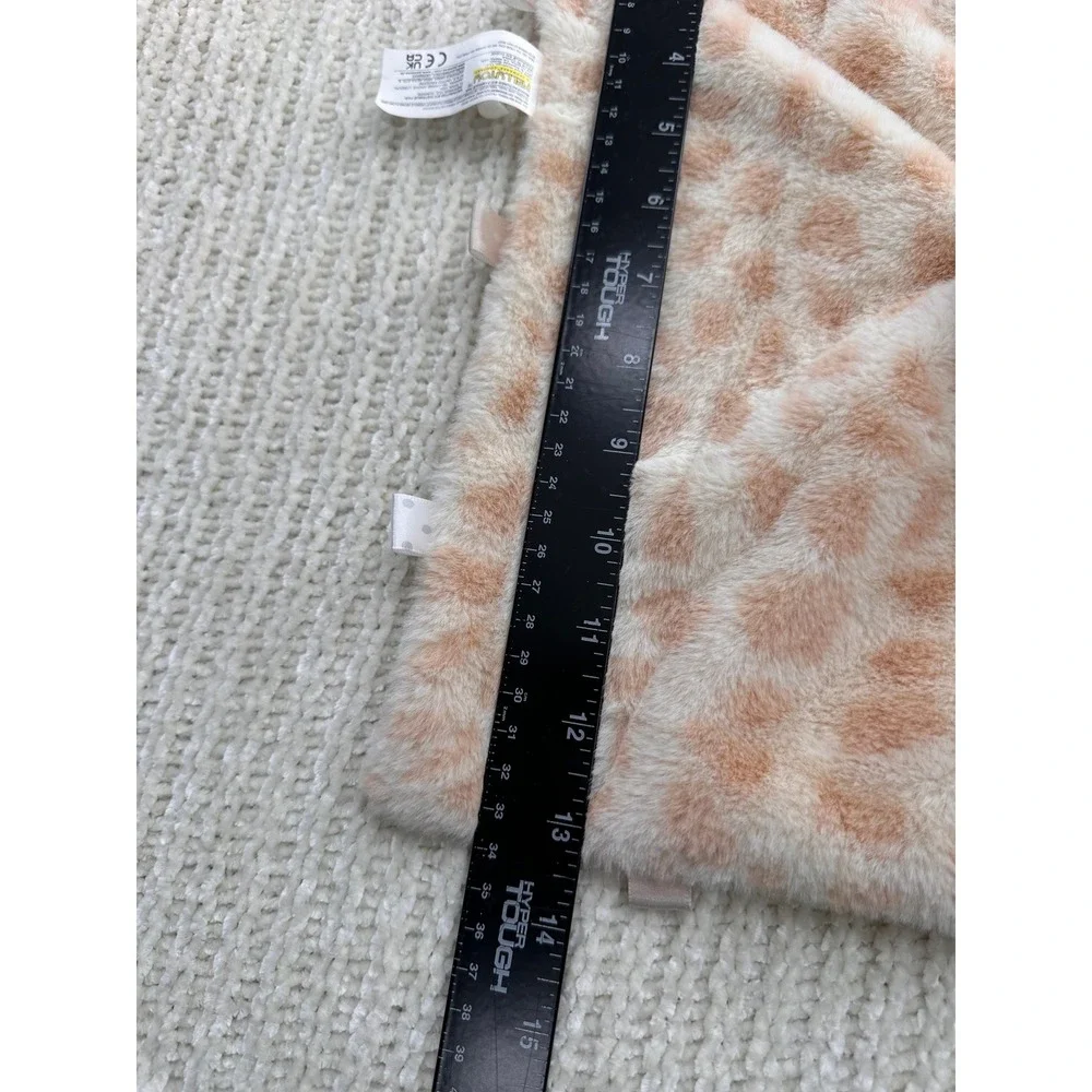 Kellytoy Giraffe Security Blanket‎ Plush Lovey Tan Spotted Tags 14x14 Nursery